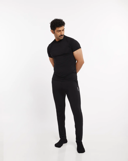 Micro Modal Yoga Sleep Set - Midnight Black