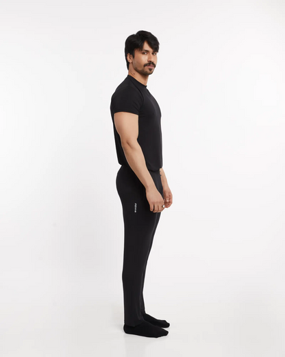 Micro Modal Yoga Sleep Set - Midnight Black