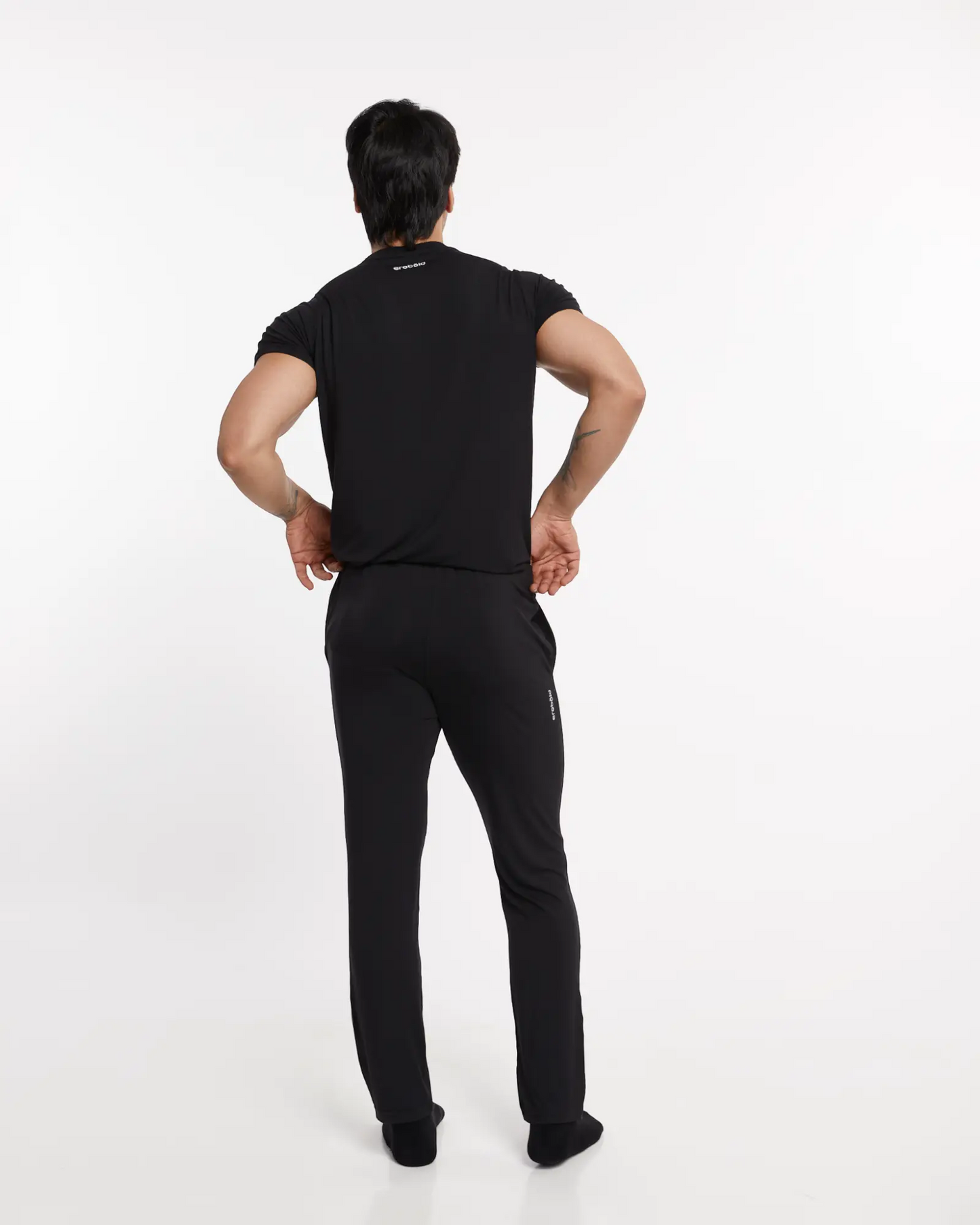 Micro Modal Yoga Sleep Set - Midnight Black