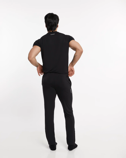 Micro Modal Yoga Sleep Set - Midnight Black