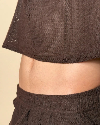 Aegis Knit Tank /Chocolate