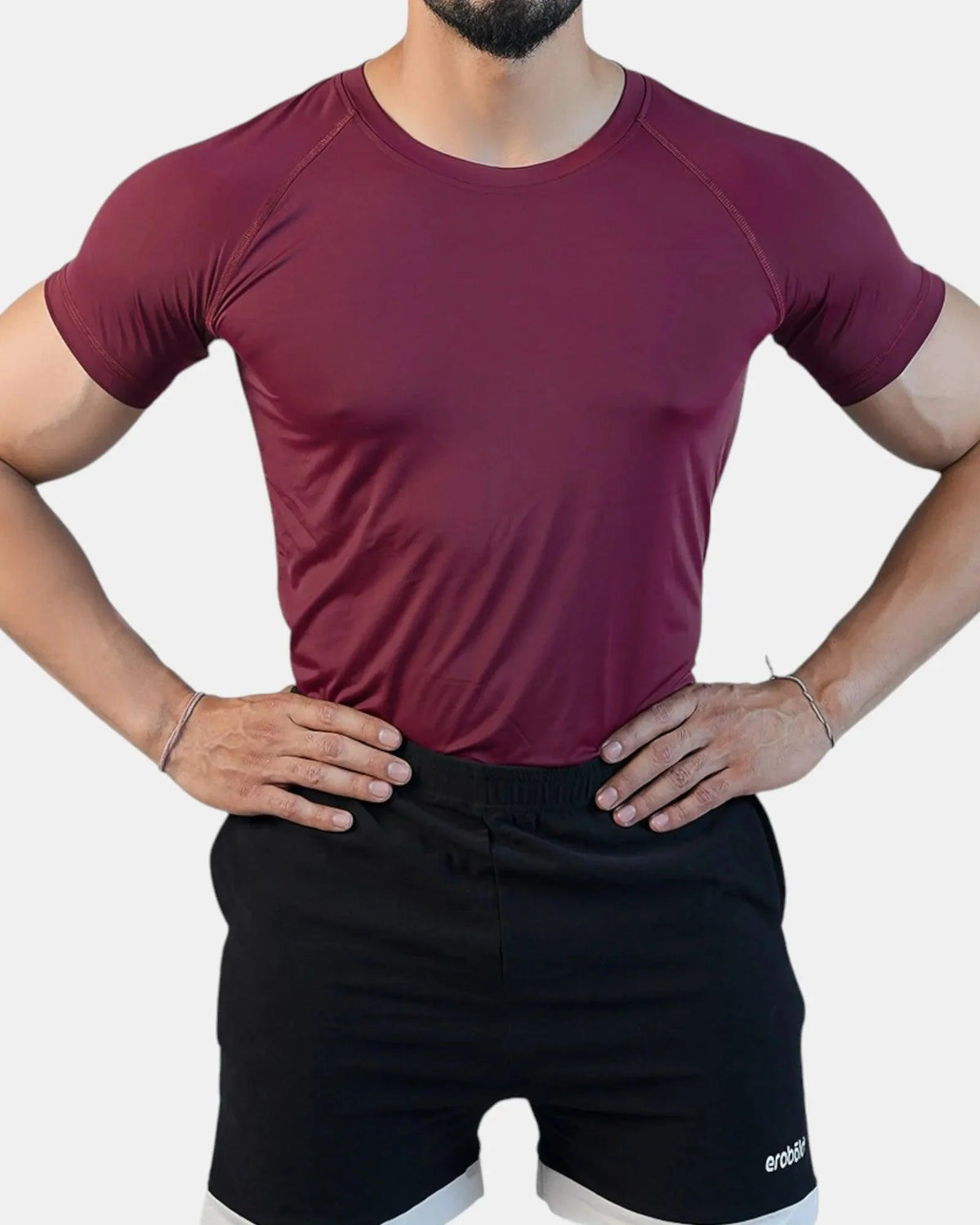 Conquer Active Tee /Maroon