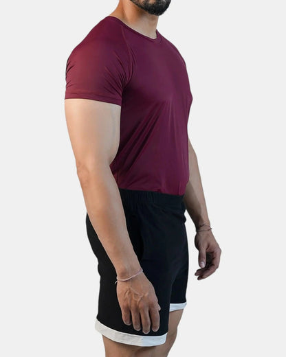 Conquer Active Tee /Maroon