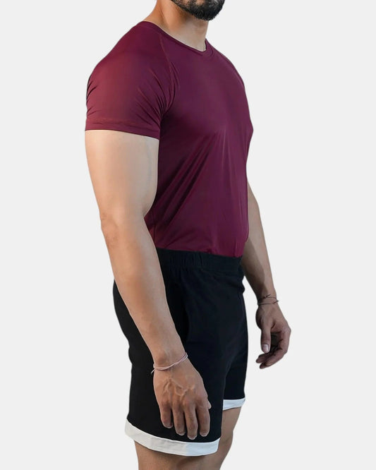 Conquer Active Tee /Maroon