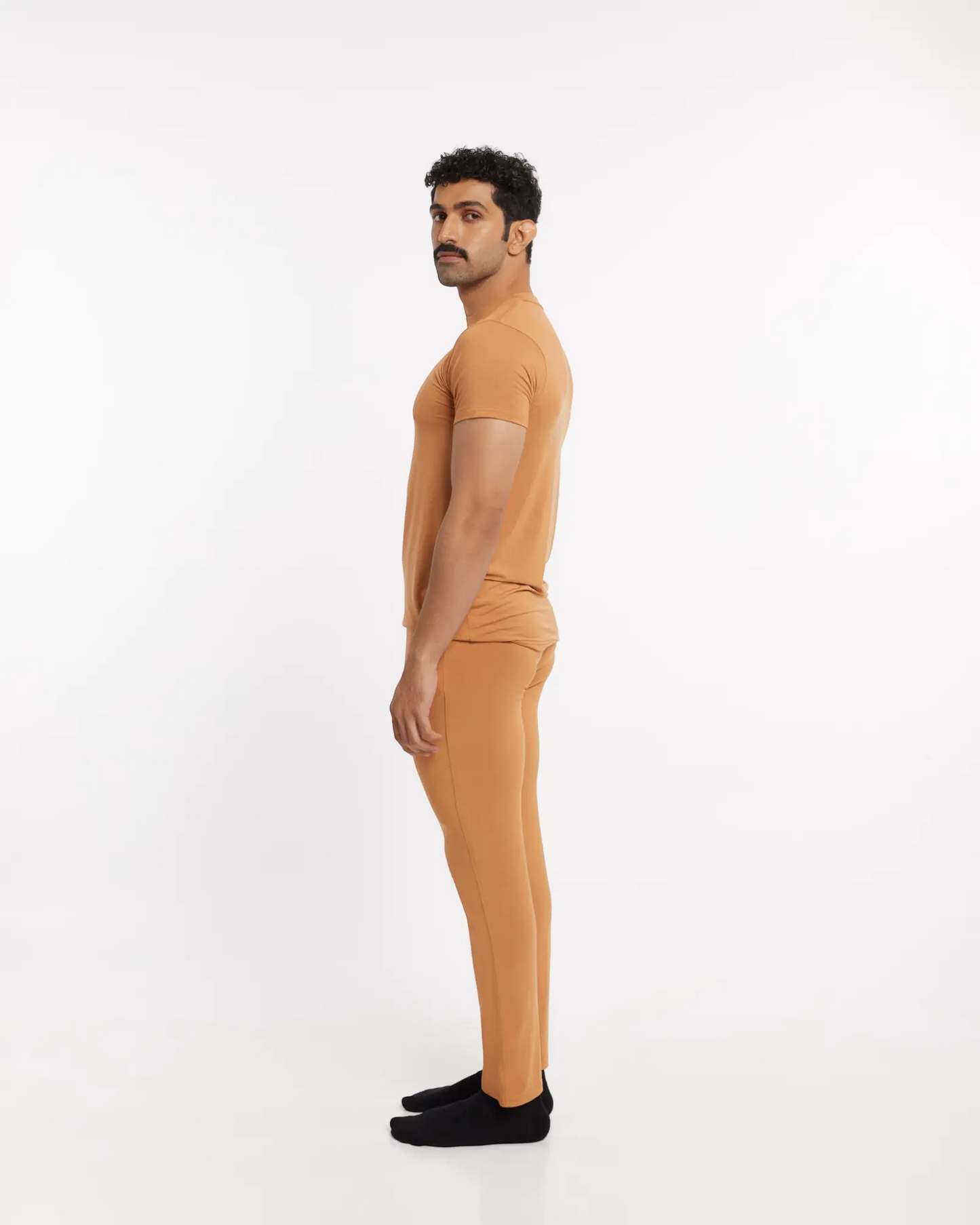 Micro Modal Yoga Sleep Set - Earthy Tan