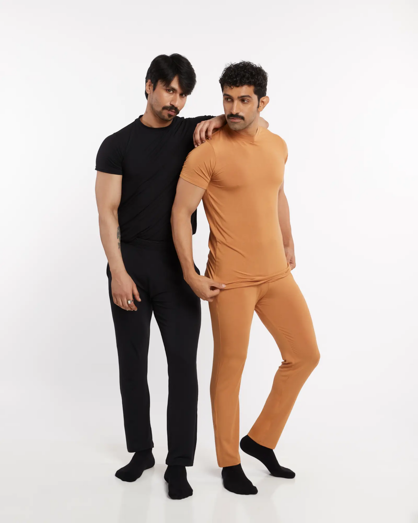 Micro Modal Yoga Sleep Set - Earthy Tan
