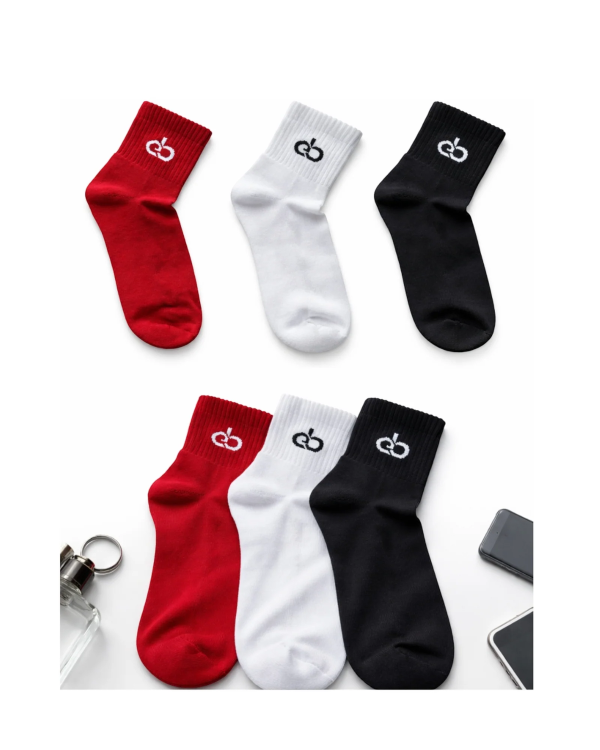 Everyday Terry Ankle Socks / Combo Pack of 3