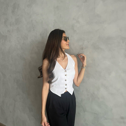 Geneva Vest - White