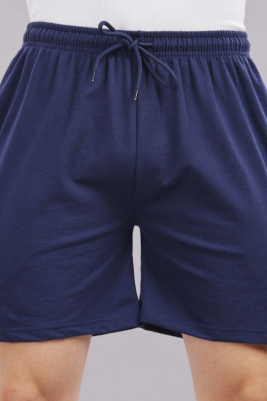 Funny Tales Navy Blue Shorts for Men