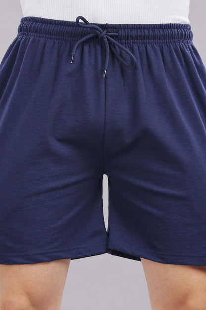 Funny Tales Navy Blue Shorts for Men