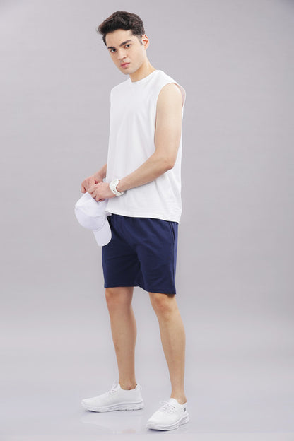 Funny Tales Navy Blue Shorts for Men