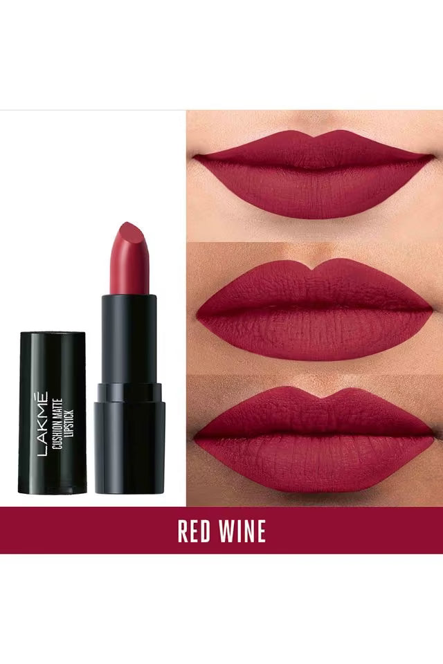 Lakme Cushion Matte Lipstick - Red Wine