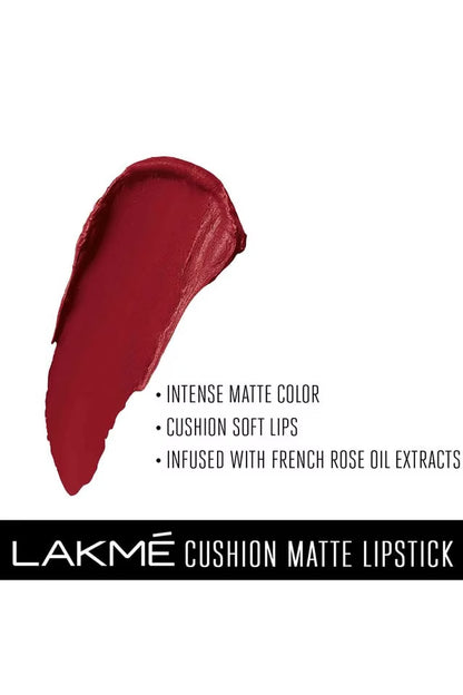 Lakme Cushion Matte Lipstick - Red Wine