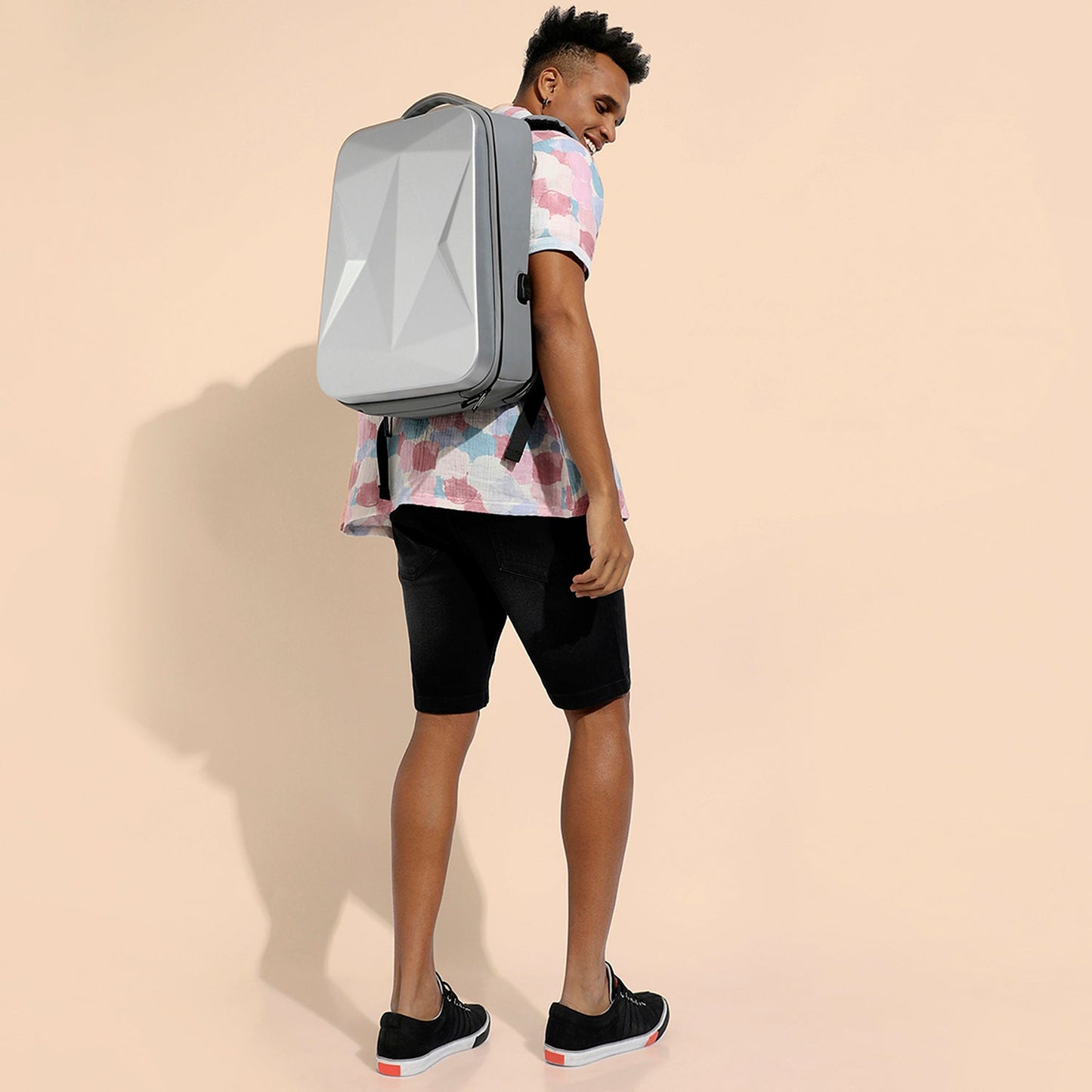The Urban Nomad Backpack - Chrome Silver