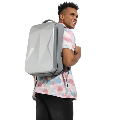 The Urban Nomad Backpack - Chrome Silver