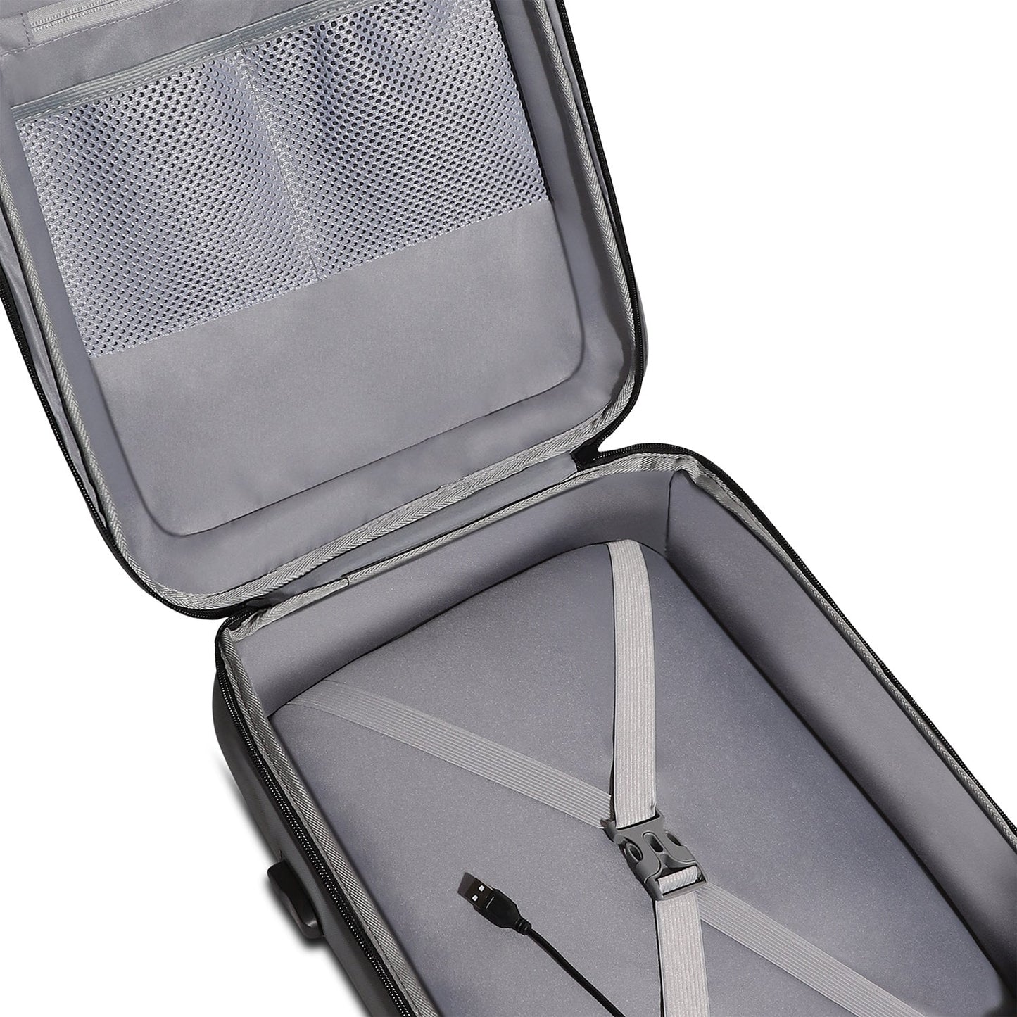 The Urban Nomad Backpack - Chrome Silver