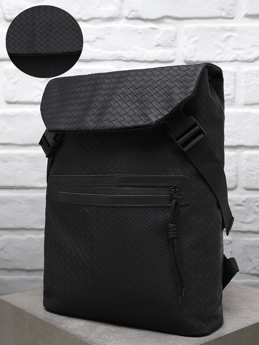 Men's The Traveller's Weave Backpack - Onyx Black