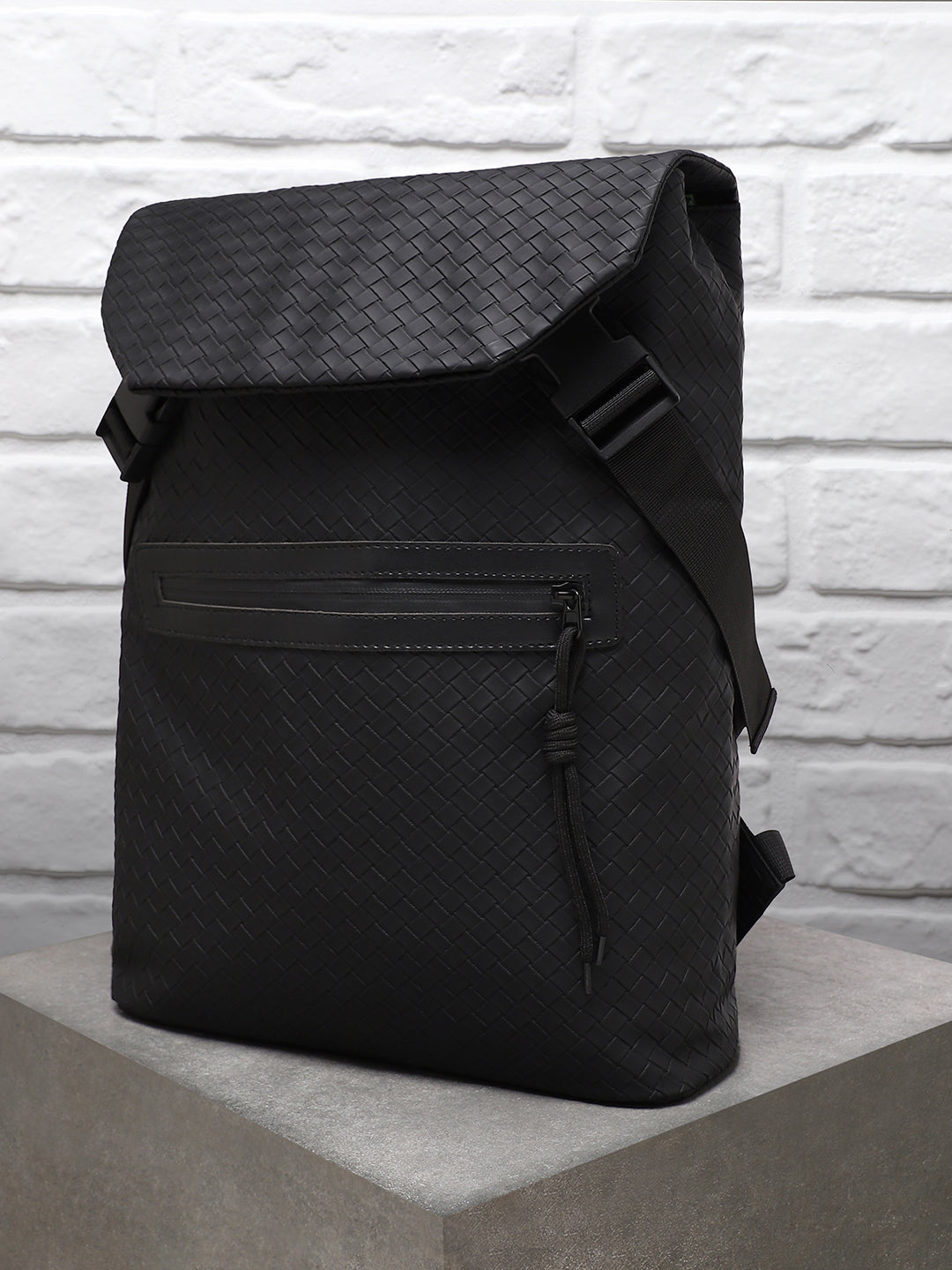 Men's The Traveller's Weave Backpack - Onyx Black