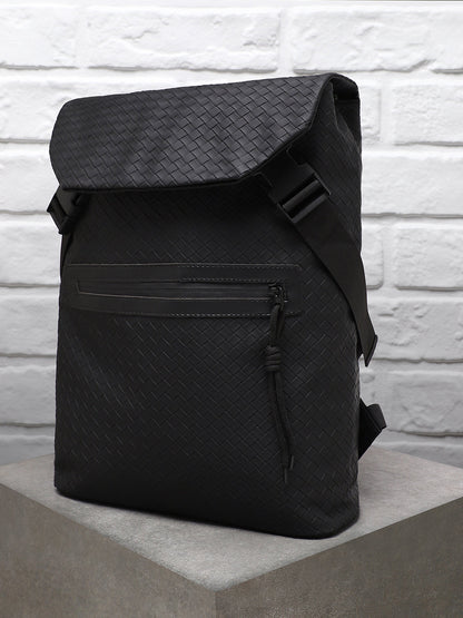 Men's The Traveller's Weave Backpack - Onyx Black