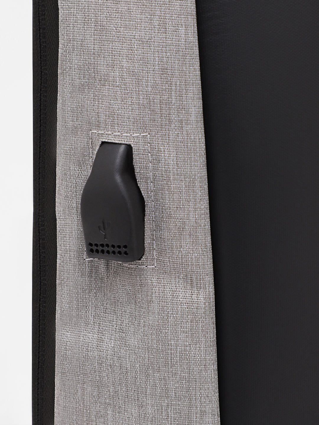 The Travel Mate Backpack - Moon Grey:Onyx Black