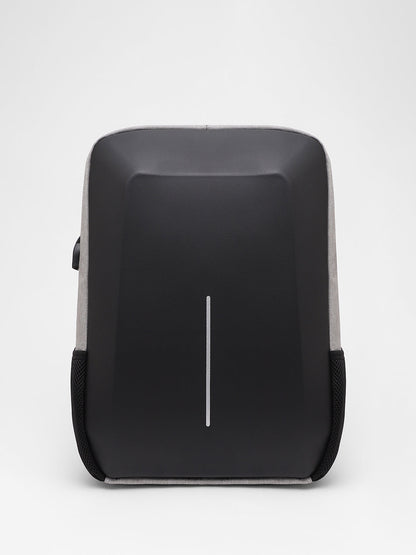 The Travel Mate Backpack - Moon Grey:Onyx Black