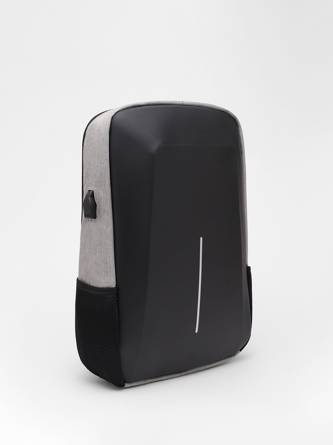 The Travel Mate Backpack - Moon Grey:Onyx Black