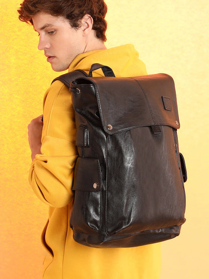 Men's The Side Pouch Backpack - Coffee Brown