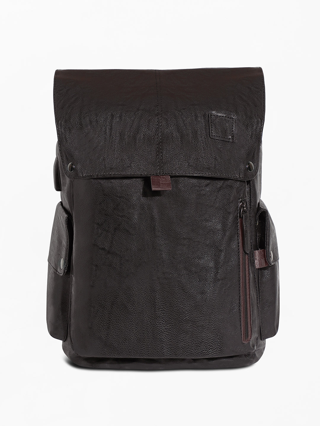 Men's The Side Pouch Backpack - Coffee Brown