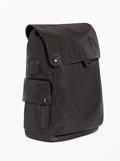 Men's The Side Pouch Backpack - Coffee Brown