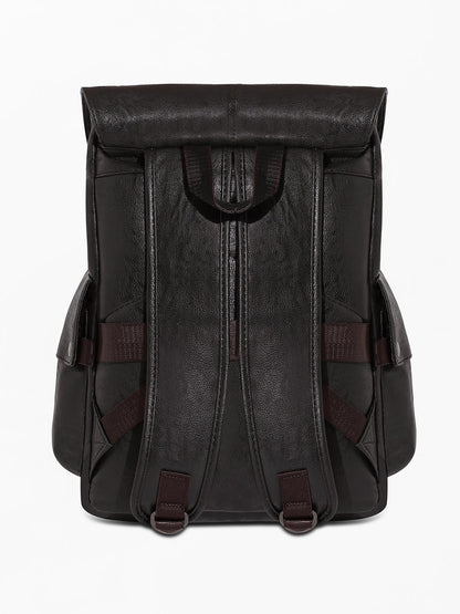 Men's The Side Pouch Backpack - Coffee Brown