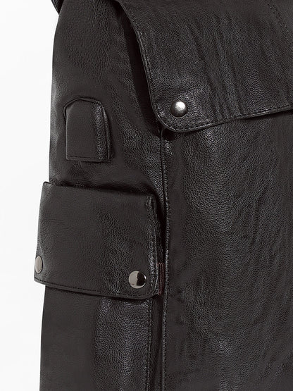 Men's The Side Pouch Backpack - Coffee Brown