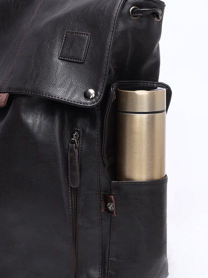 Men's The Side Pouch Backpack - Coffee Brown