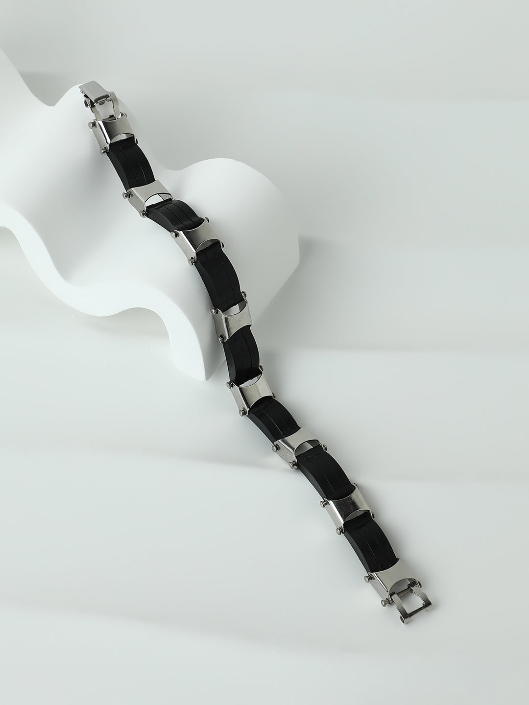 The Overlap Tennis Bracelet - Onyx Black