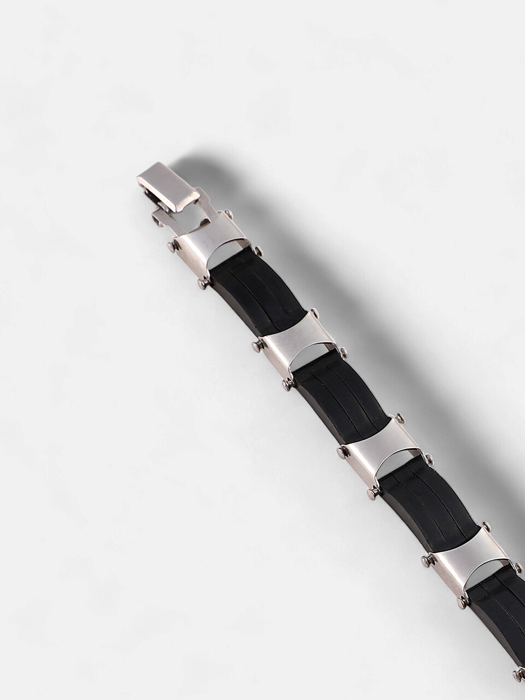 The Overlap Tennis Bracelet - Onyx Black