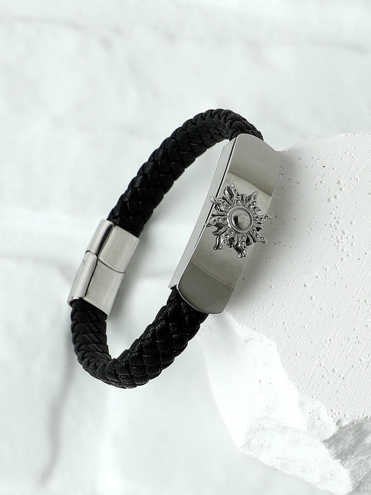 The Sun Leather Bracelet
