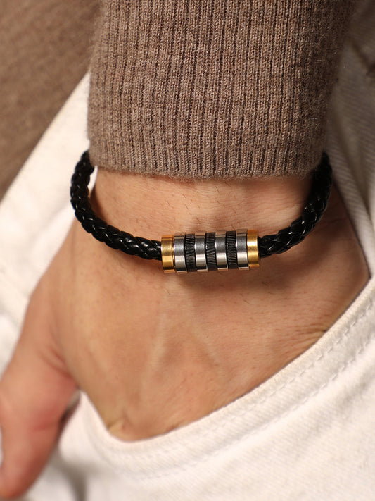 The Braided Leather Bracelet