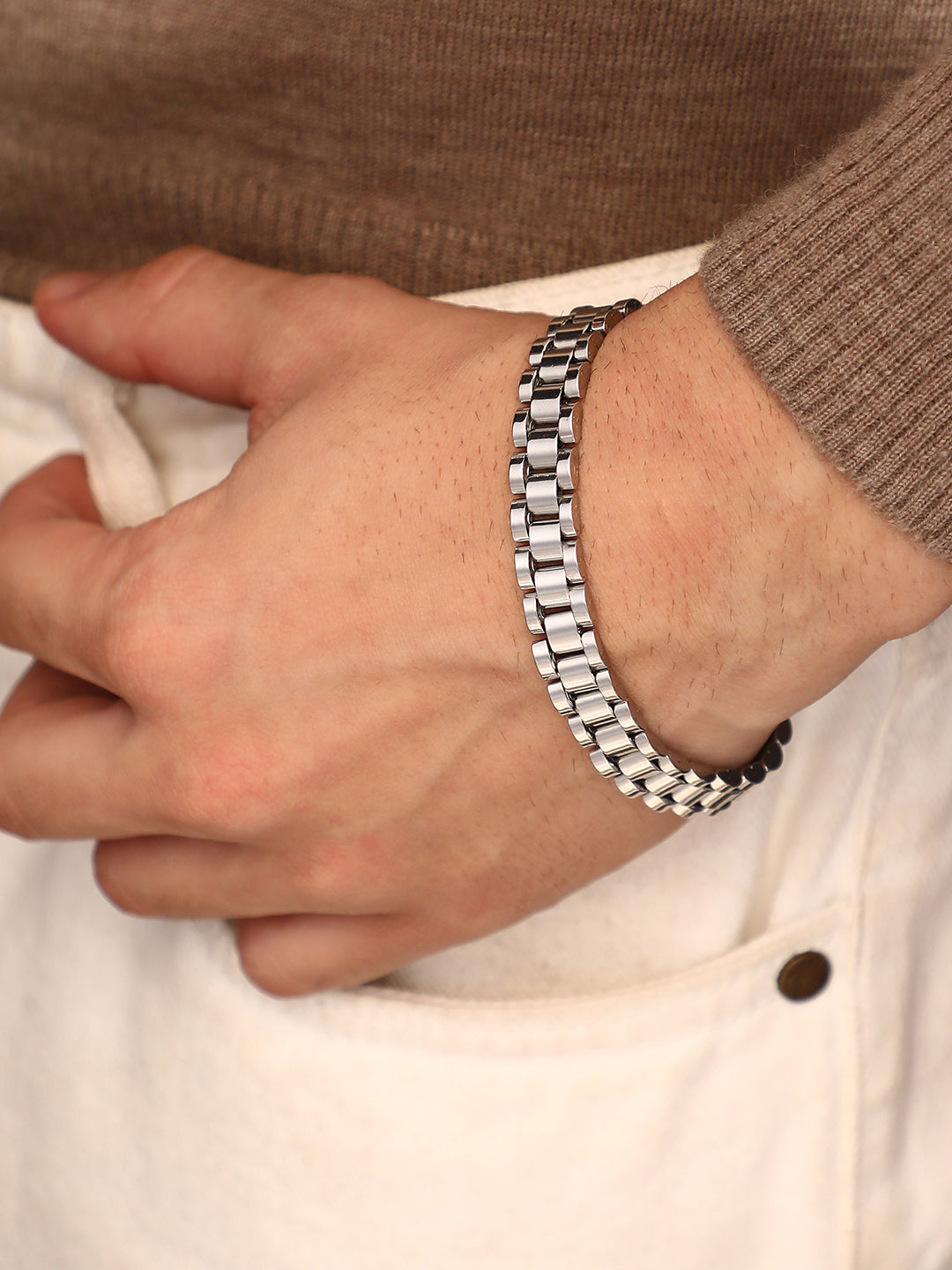 The Medium H-Link Tennis Bracelet