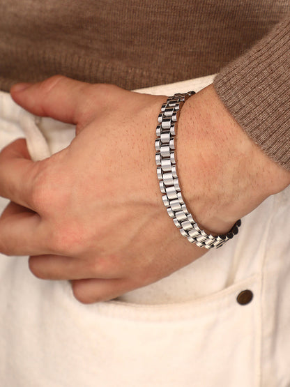The Medium H-Link Tennis Bracelet