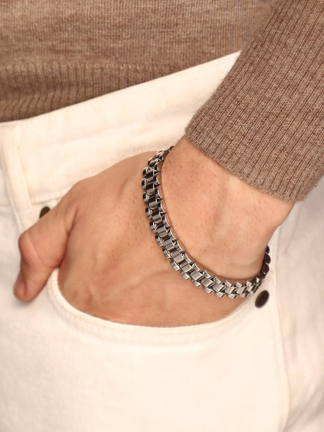 The Medium H-Link Tennis Bracelet