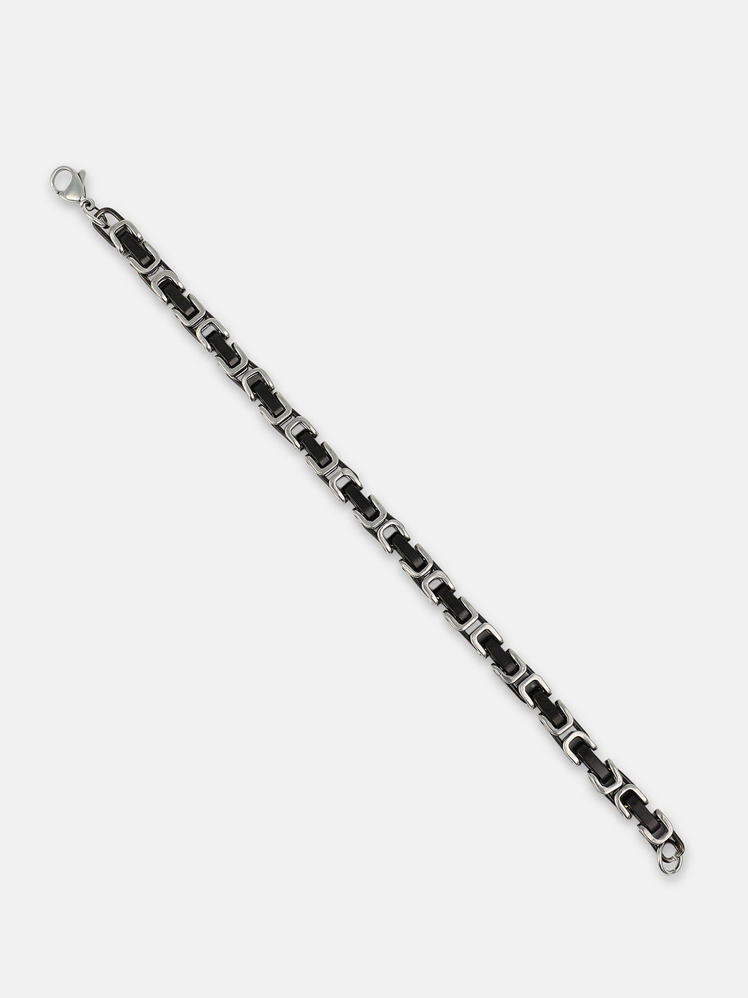 The Cycle Link Bracelet - Onyx Black
