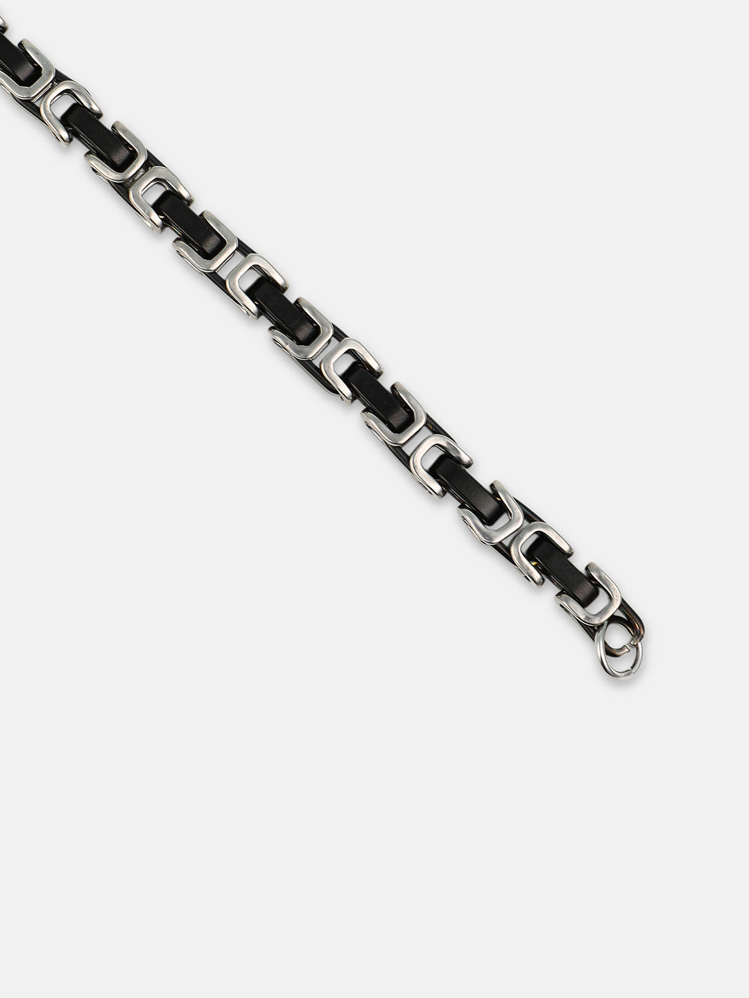 The Cycle Link Bracelet - Onyx Black