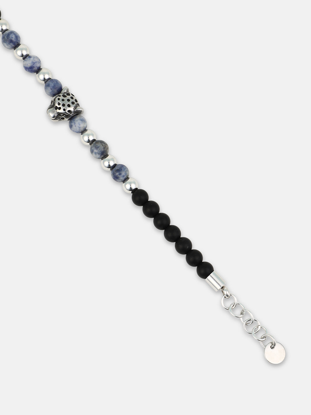 The Pantha Beaded Bracelet - Navy Blue