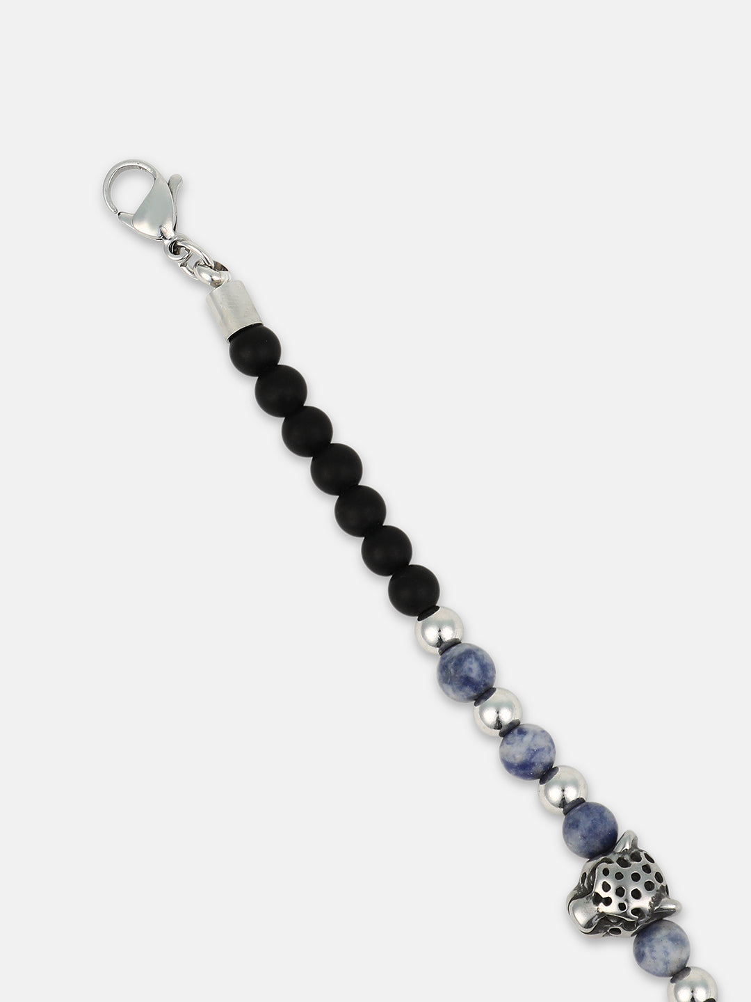 The Pantha Beaded Bracelet - Navy Blue