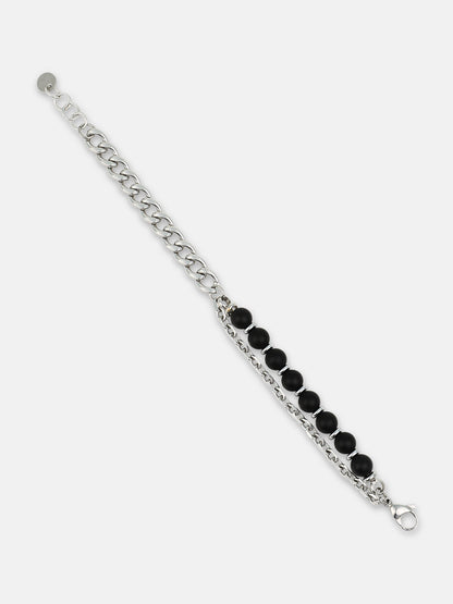The Boho Beaded Bracelet - Onyx Black