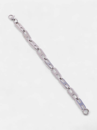 The Gear Chain Bracelet - Metallic Silver