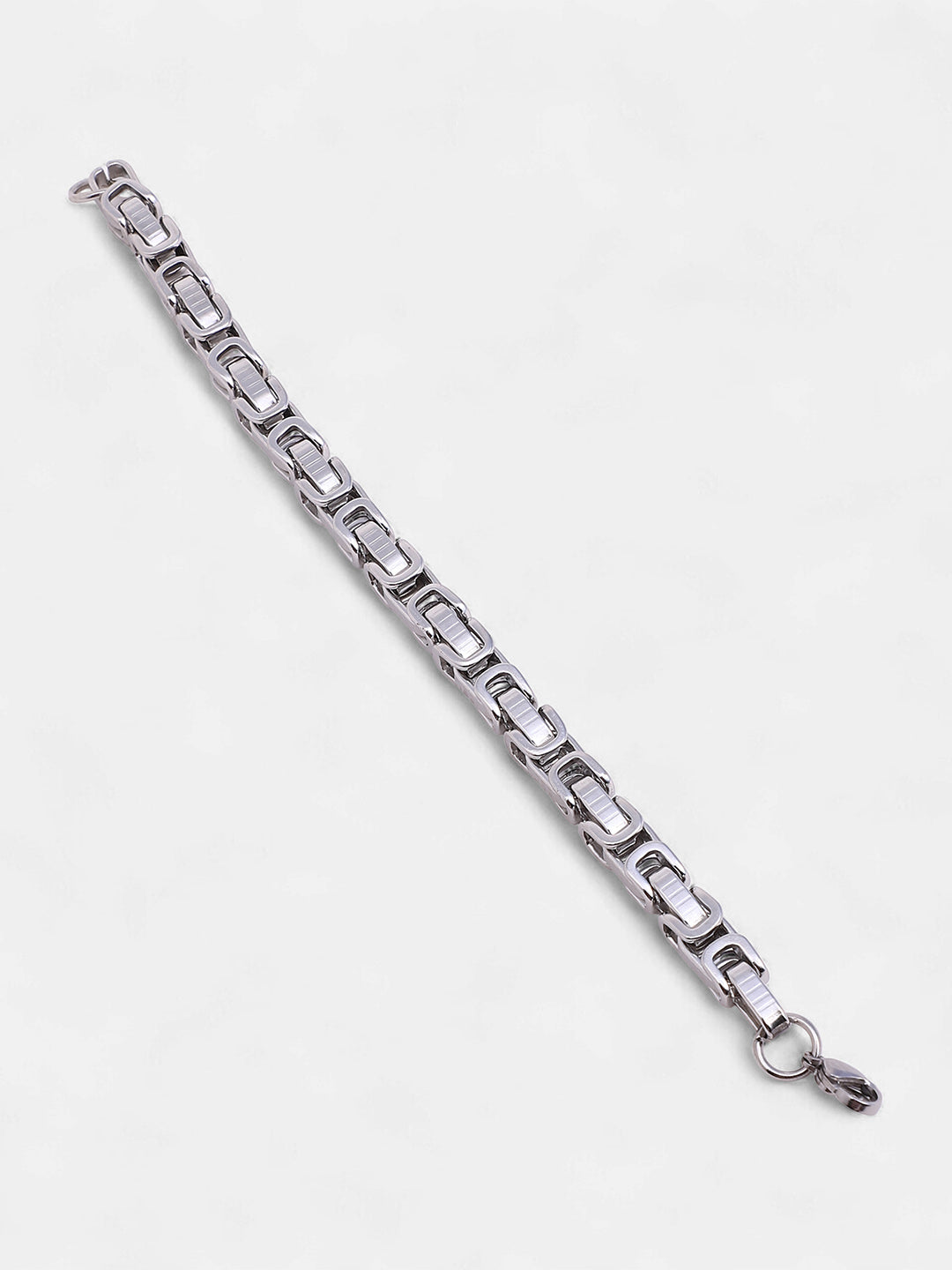 The Machina Chain Bracelet - Metallic Silver
