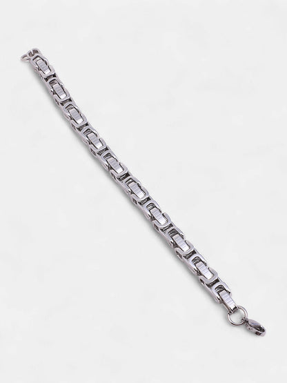 The Machina Chain Bracelet - Metallic Silver