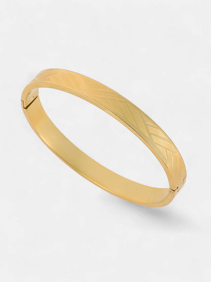The Heringbone Bangle Bracelet