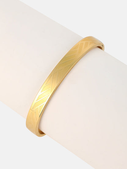 The Heringbone Bangle Bracelet