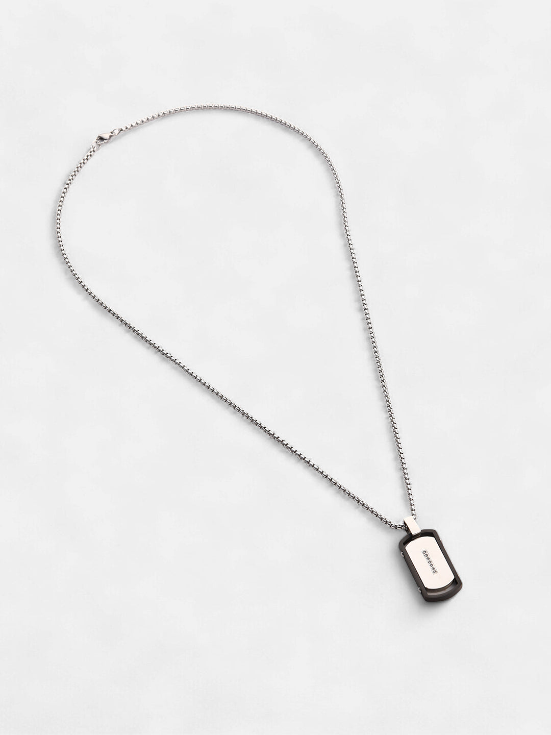 The Embellish-Lined Plate Pendant Necklace